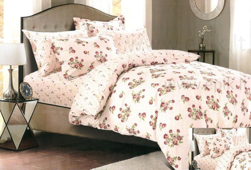 Satino medvilnės patalynės komplektas "Romantic"